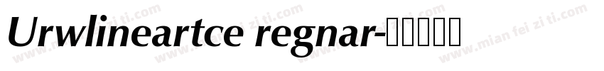 Urwlineartce regnar字体转换